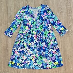 Lilly Pulitzer Loran Dress in Borealis Blue 💙💛🩵